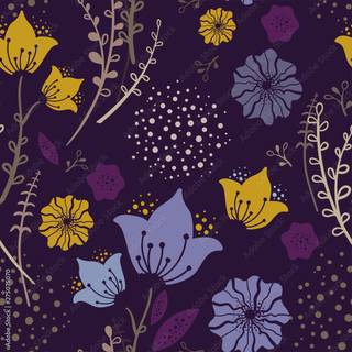 Spring cute purple wallpaper