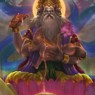 Brahma ji wallpaper