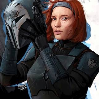 Bo Katan iPhone wallpaper