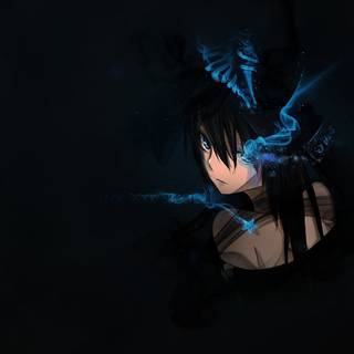 Computer anime dark wallpaper