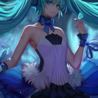 Hatsune Miku iPhone wallpaper