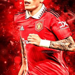 Alejandro Garnacho Manchester United wallpaper