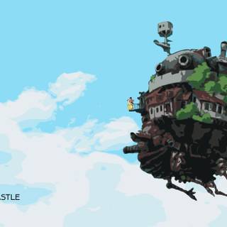 Howl's Moving Castle 4k wallpaper