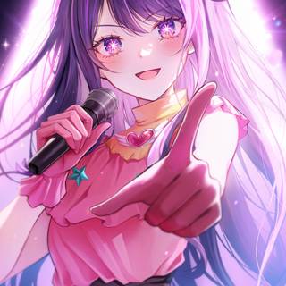 Ai Hoshino HD wallpaper