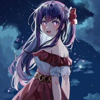 Ai Hoshino HD wallpaper