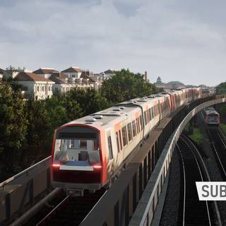 SubwaySim Hamburg wallpaper
