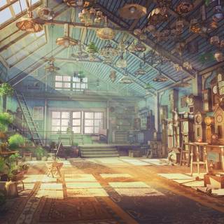 Fantasy room wallpaper