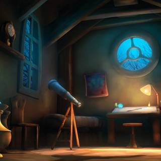 Fantasy room wallpaper