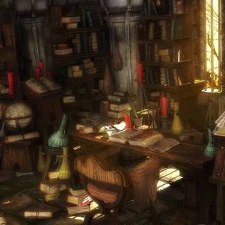 Fantasy room wallpaper