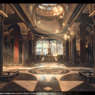 Fantasy room wallpaper