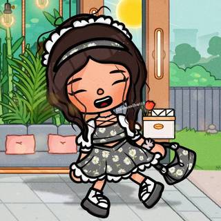 Toca Boca girl wallpaper