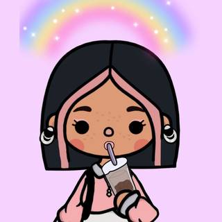 Toca Boca girl wallpaper