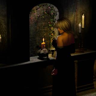 Fantasy room wallpaper