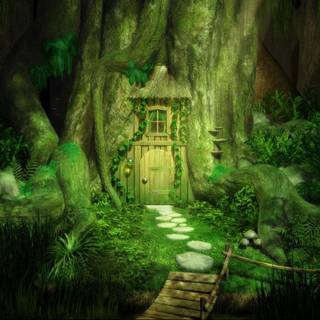 Magic house wallpaper