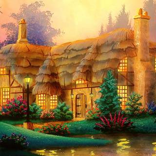 Magic house wallpaper