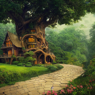 Magic house wallpaper