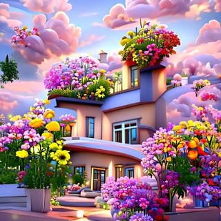 Magic house wallpaper