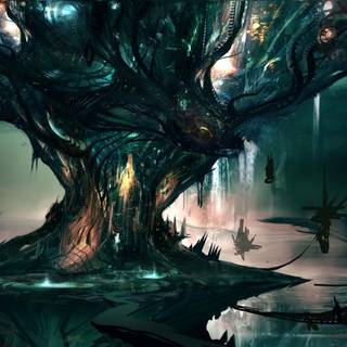 Magic house wallpaper