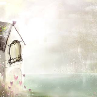 Magic house wallpaper