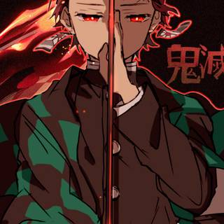 Tanjiro 4k iPhone wallpaper