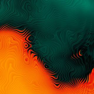 Orange colour iPhone HD wallpaper