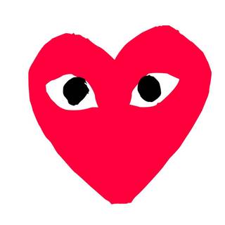 CDG hearts wallpaper