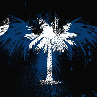 South Carolina flag wallpaper
