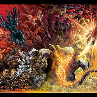 Godzilla Rulers Of Earth wallpaper