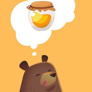 Cartoon animal phone wallpaper