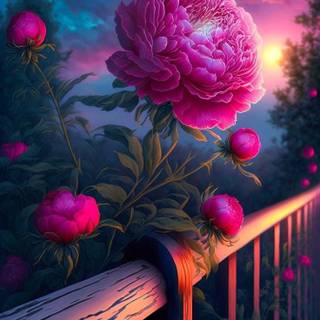 Fantasy flowers wallpaper