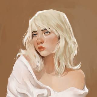 Billie Eilish album cover wallpaper