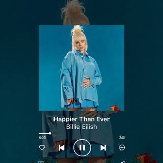 Billie Eilish album cover wallpaper