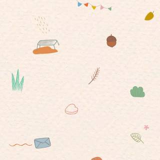 Aesthetic doodle wallpaper