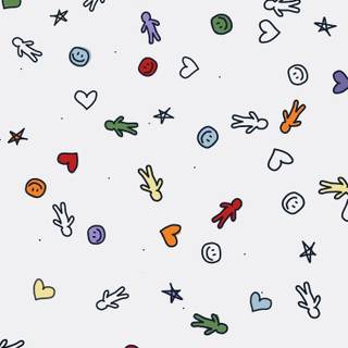 Aesthetic doodle wallpaper