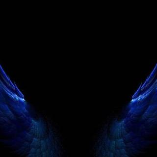 Blue wings wallpaper