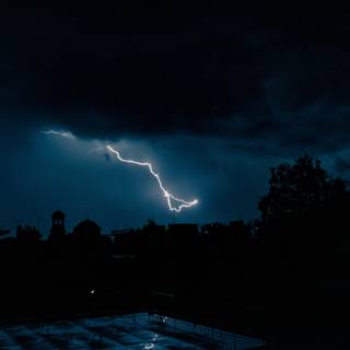 Rain and thunder wallpaper