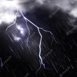 Rain and thunder wallpaper