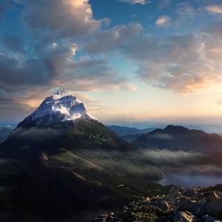 Mountaintop wallpaper