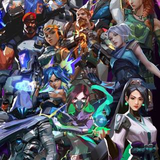 Valorant all agents wallpaper
