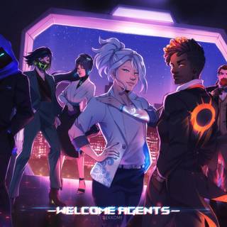 Valorant all agents wallpaper