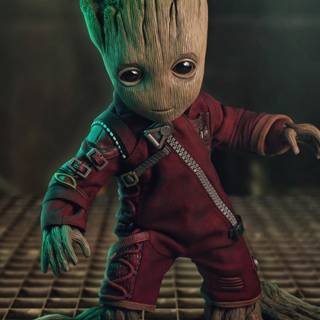 4k Groot wallpaper