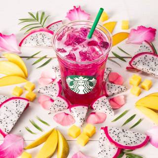 Cute Starbucks summer wallpaper