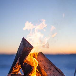 Summer bonfire wallpaper