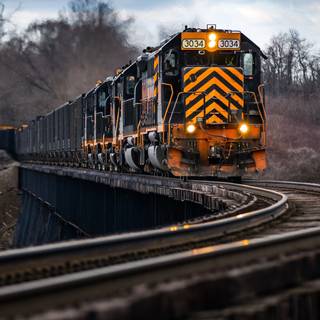 Summer train wallpaper