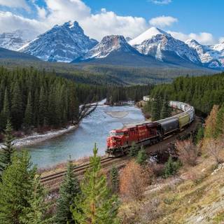 Summer train wallpaper