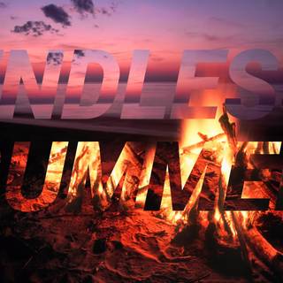 Summer bonfire wallpaper