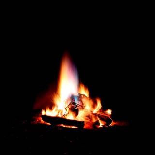 Summer bonfire wallpaper