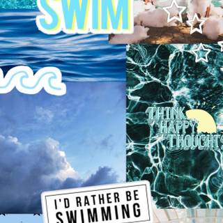 Summer pool aesthetic wallpaper