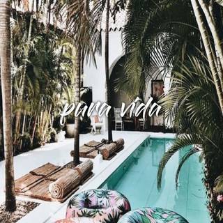 Summer pool aesthetic wallpaper