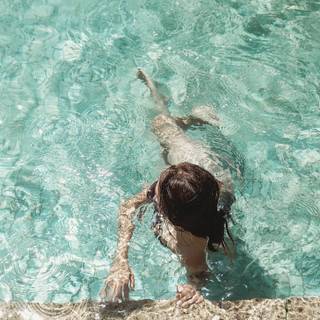 Summer pool aesthetic wallpaper